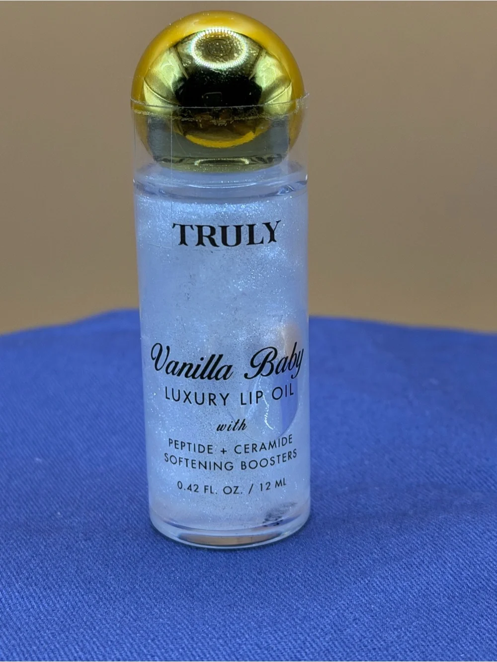 TRULY Vanilla Baby Lip Oil – Sheer Shimmer (Gold Cap) SEALED